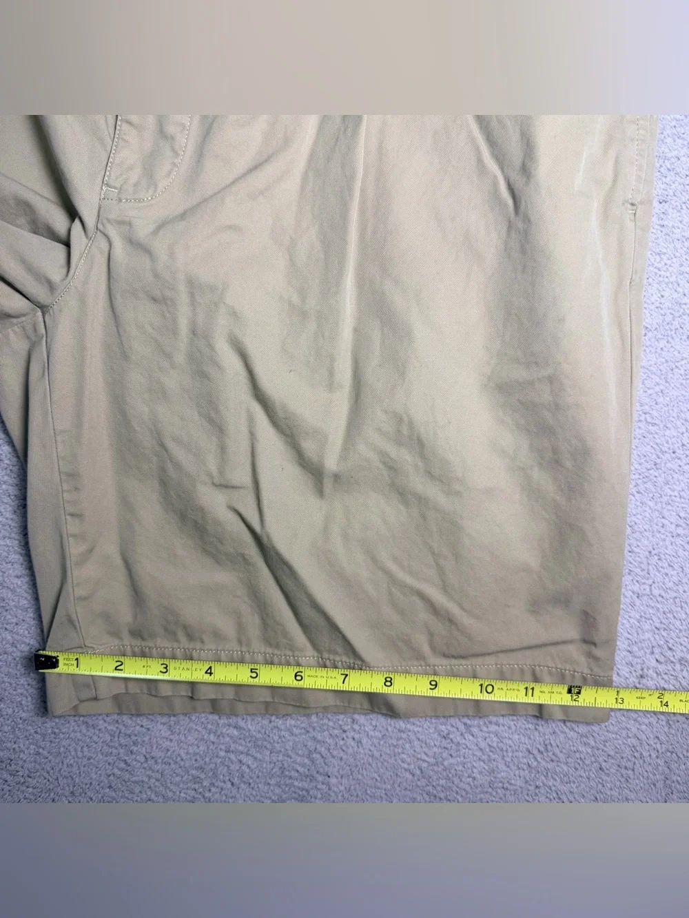 Vintage Polo Ralph Lauren Pleated Chino Shorts Men’s 36 Fits 34 Khaki Preppy
